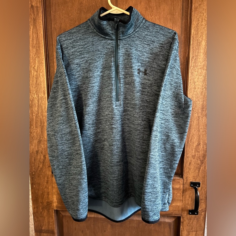 Blue Under Armour quarter zip pullover